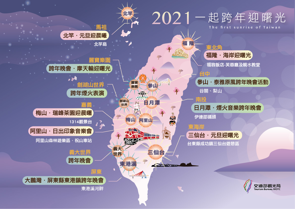 GO GO台湾 - 2020-12-26_台湾で年末年始を過ごす際のおすすめスポット