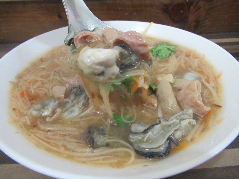 台湾博物館（2021-11-21）牡蠣そうめん（蚵仔麺線）の値段は？　物価上昇がインフレを招くか