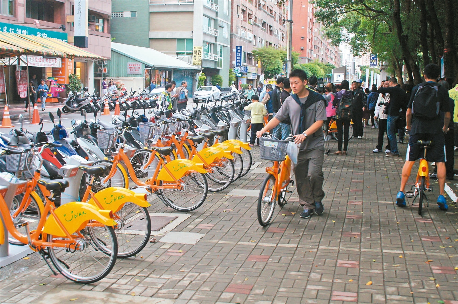 よもやま台湾（2018/01/16)台北市の公共自転車YouBike、400カ所のスタンド設置完成