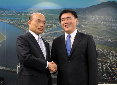 第四原発問題で野党主席が郝・台北市長と会談