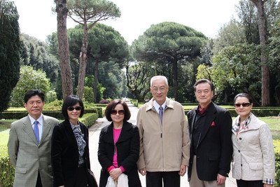 呉敦義・副総統、「カトリックの精神に感銘」