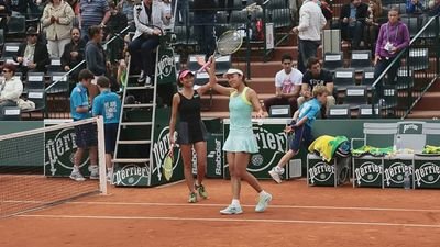 全仏女子複、謝淑薇ペアが決勝進出