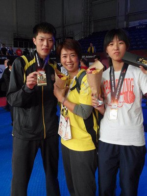 台湾選手、テコンドー世界大会で金と銅