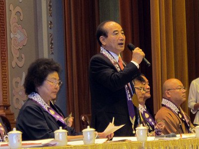 王氏、党指名なら「引き受ける」(総統選)