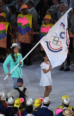 リオ五輪開幕 旗手は馬術の汪亦岫選手 ニュース Rti 台湾国際放送