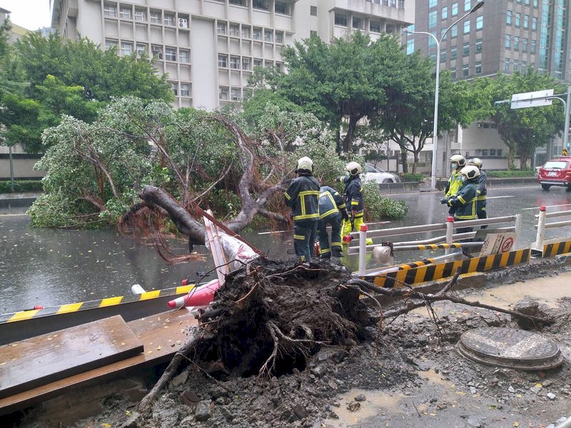 台風14号で台湾に201件の被害、人身被害なし