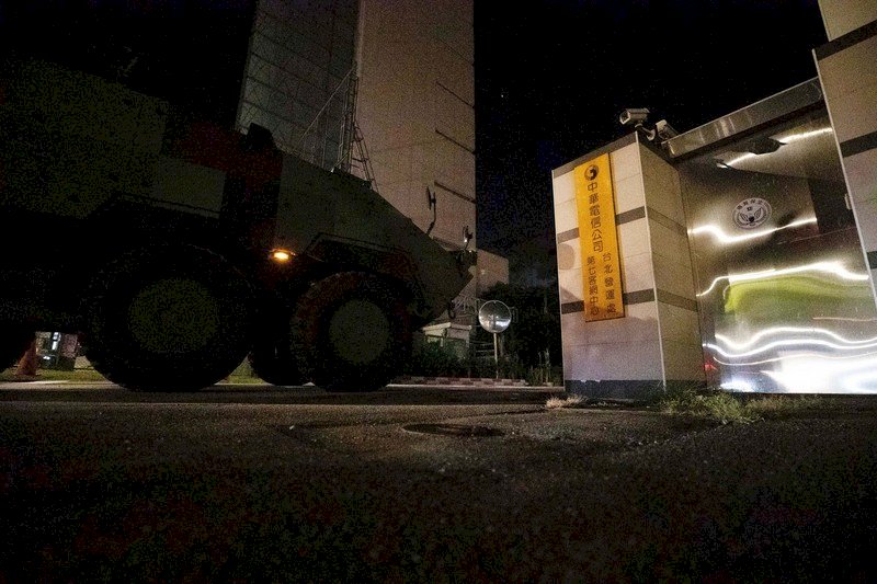 漢光37号演習2日目、台北で通信インフラ防衛、花蓮で夜間機動訓練を実施