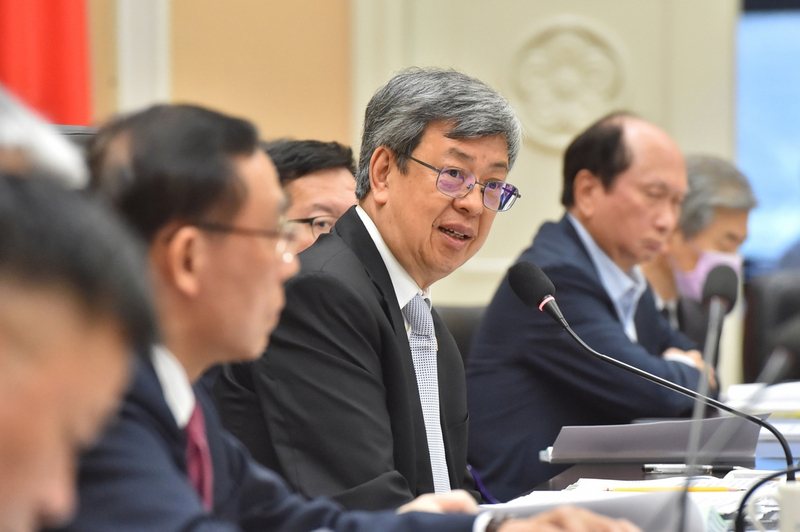 陳・行政院長、中国に馬英九氏の退任元首扱いを呼びかけ