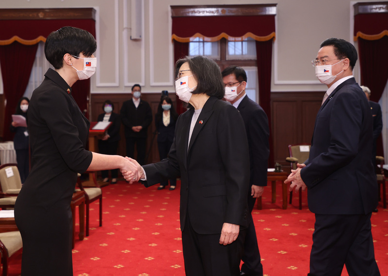 蔡・総統：アダモワ議長の訪台は台湾・チェコの重要なマイルストーン