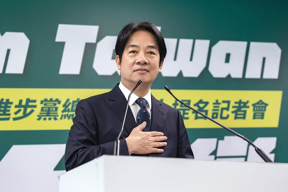 民進党、頼清徳・副総統を次期総統候補として正式に擁立