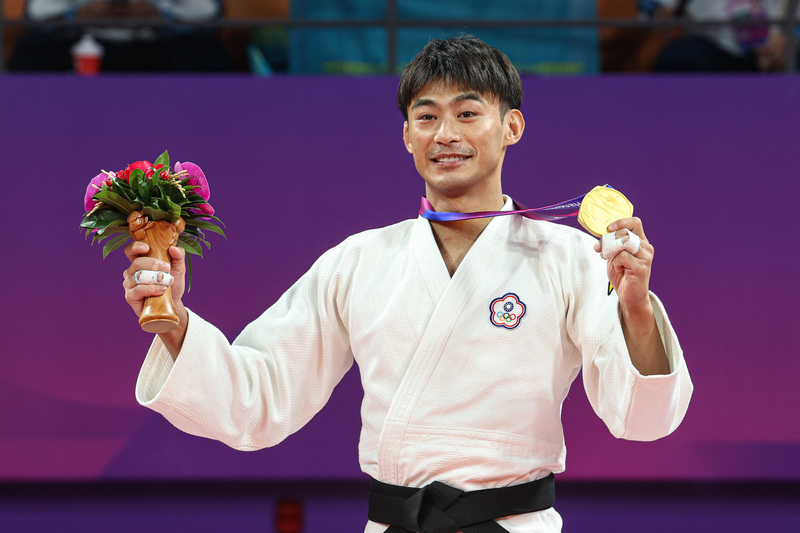 杭州アジア大会/台湾が柔道で今大会初の金、体操男子団体で銅