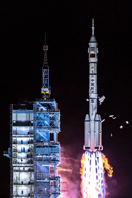 中国の「長征」ロケットが台湾上空を通過、国防部：高度な警戒態勢を維持