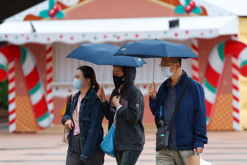 11/13早朝は北部・桃園で最低気温15.2度、北部と北東部は雨に