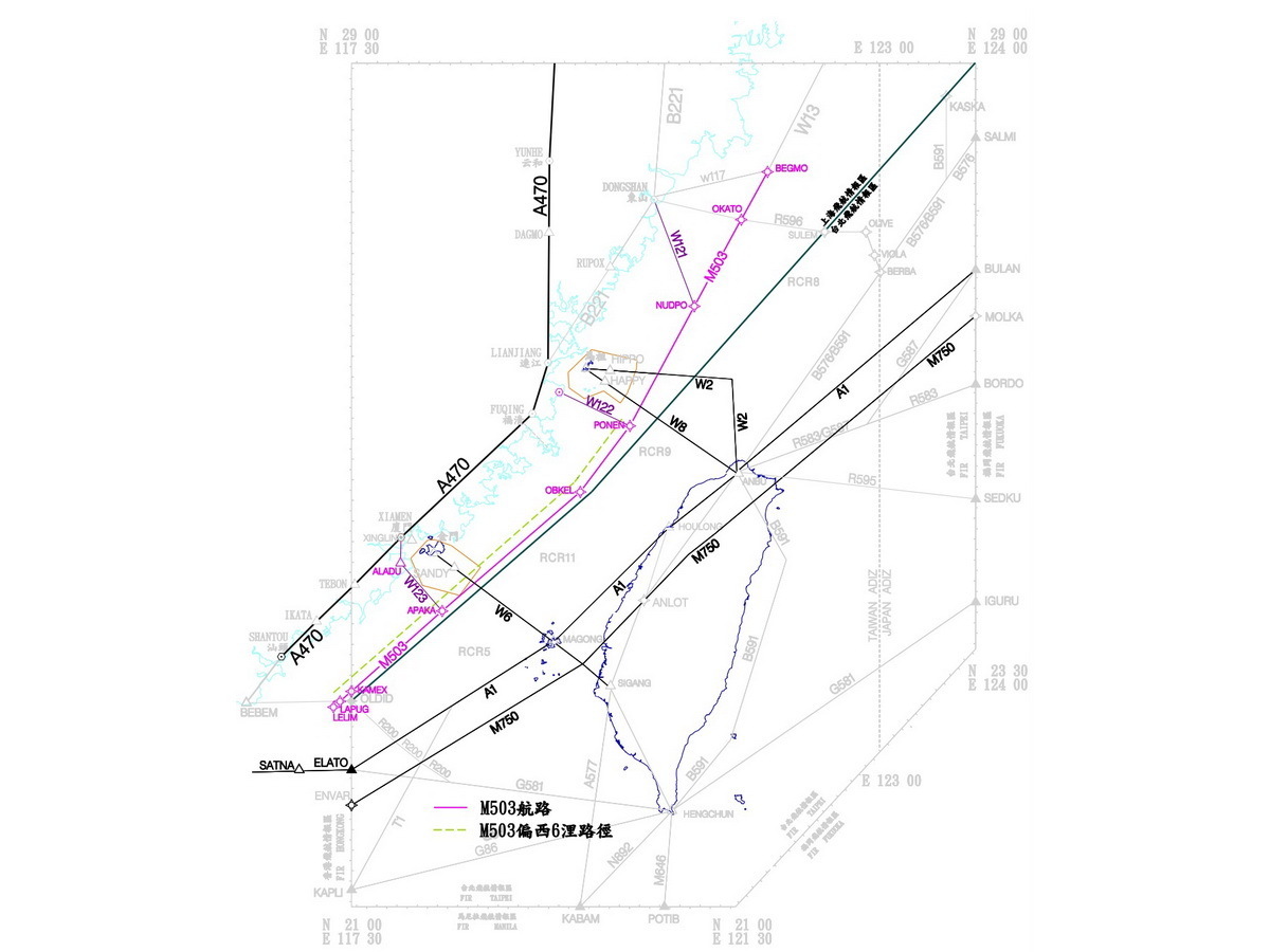 外交部「日米など主要国家が台湾支持」/「M503」航路変更 - ニュース - Rti 台湾国際放送